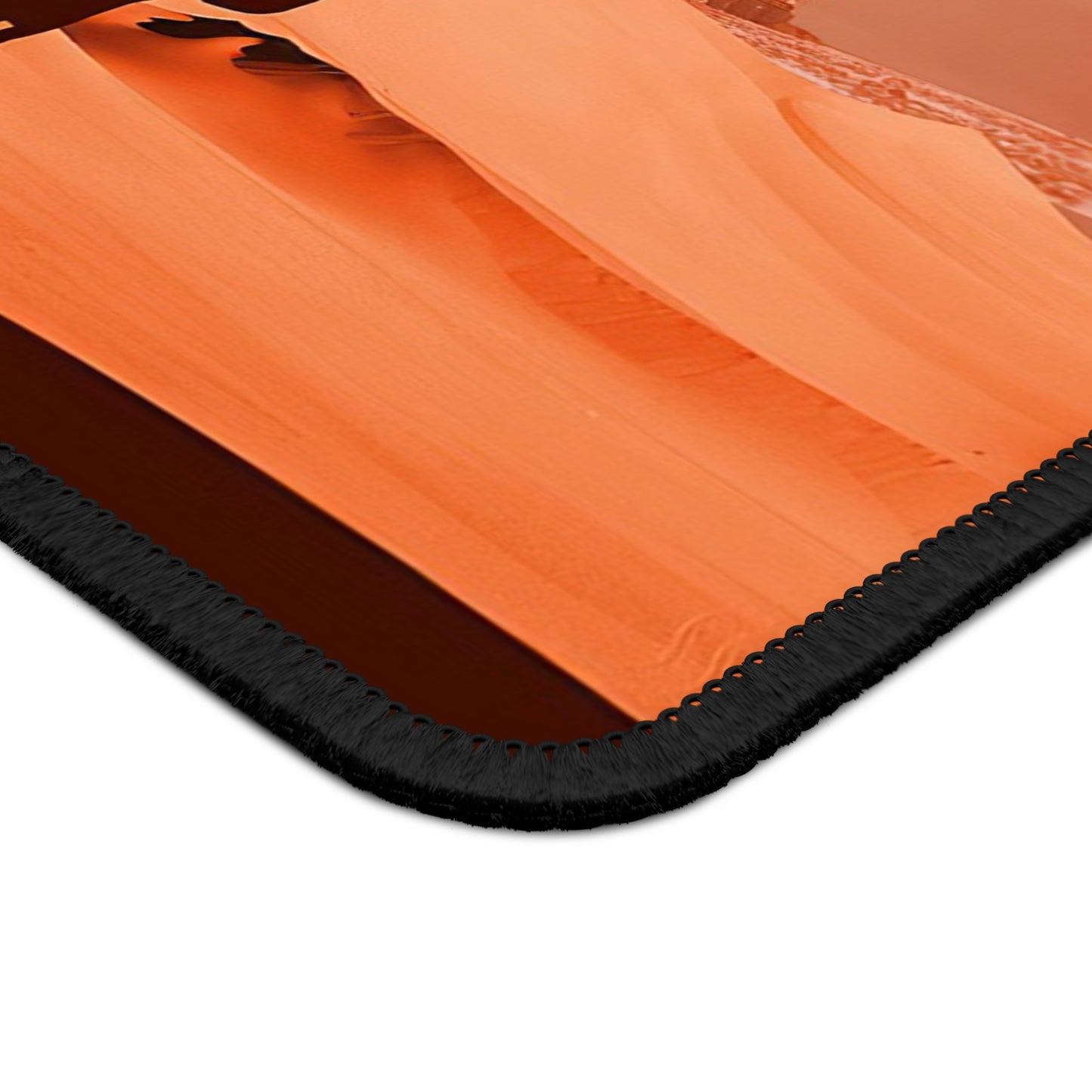 Desert Bounty Hunter Gaming Mouse Pad – Sci‑Fi Sandscape Desk Mat