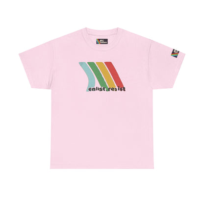 Camiseta de algodón retro Enlist Resist — Gapo Goods Classic