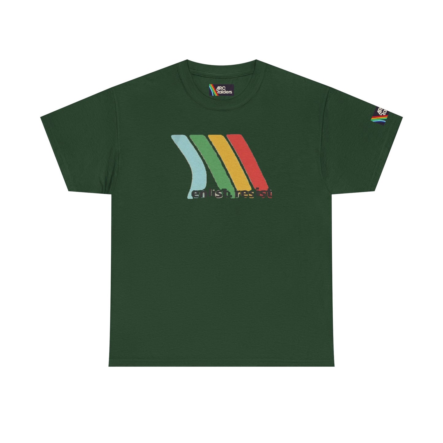 Camiseta de algodón retro Enlist Resist — Gapo Goods Classic