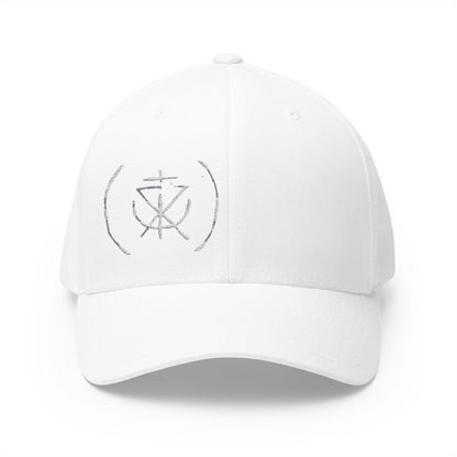 Embroidered Closed-Back Cap | Trendy Dad Hat, Fashion Accessory, Gift for Guardians, Casual Style, White Hats