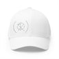 Embroidered Closed-Back Cap | Trendy Dad Hat, Fashion Accessory, Gift for Guardians, Casual Style, White Hats