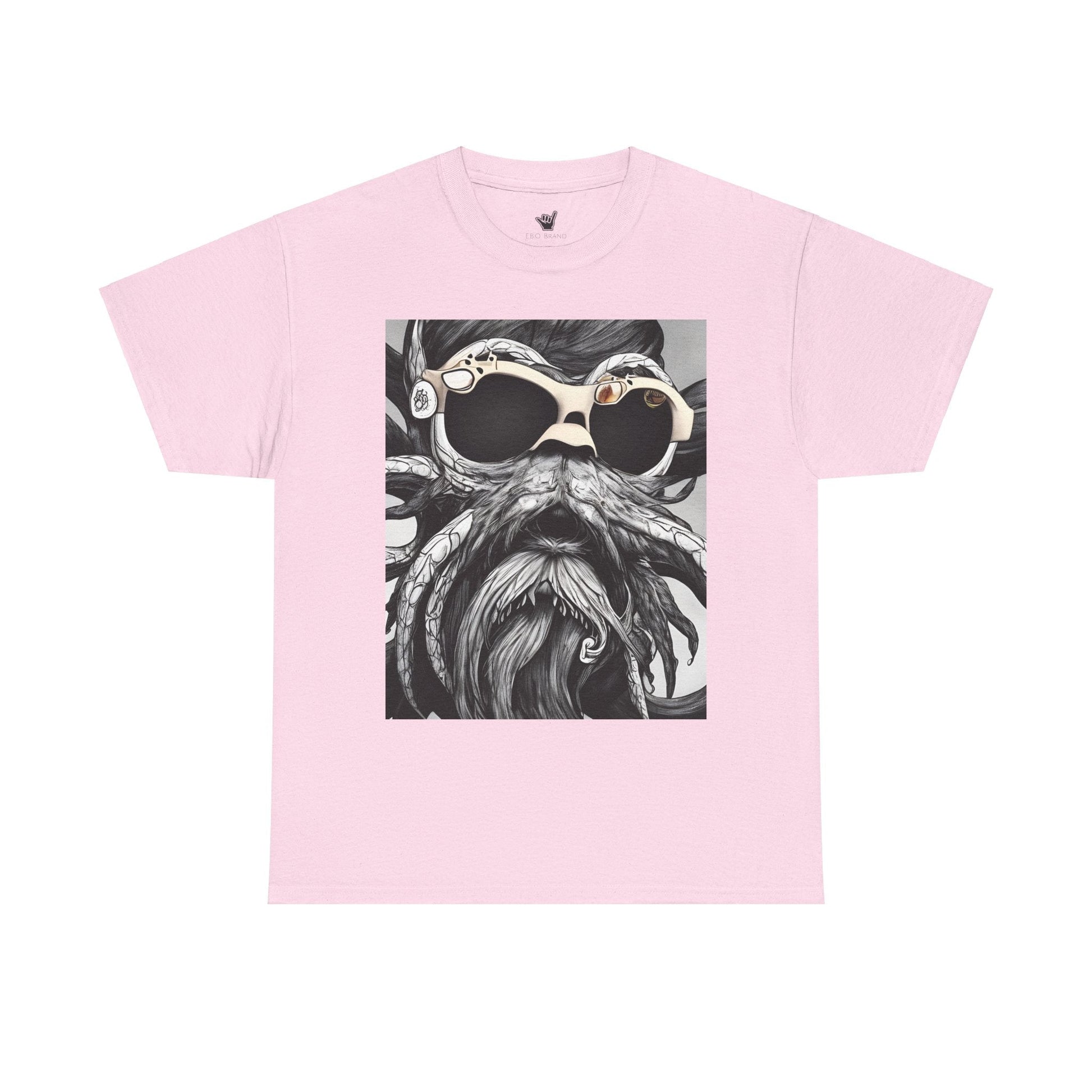 Marvelous Kraken Unisex Heavy Cotton Tee Light Pink