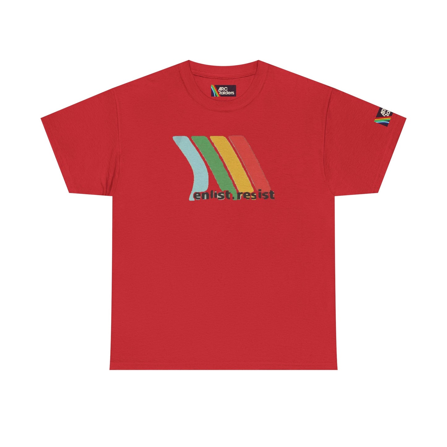 Camiseta de algodón retro Enlist Resist — Gapo Goods Classic