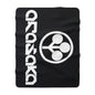 Cyberpunk Sherpa Fleece Blanket - Arasaka Design