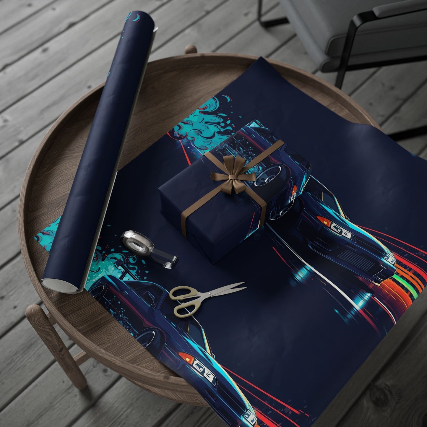 Drift Racing Gift Wrap Papers