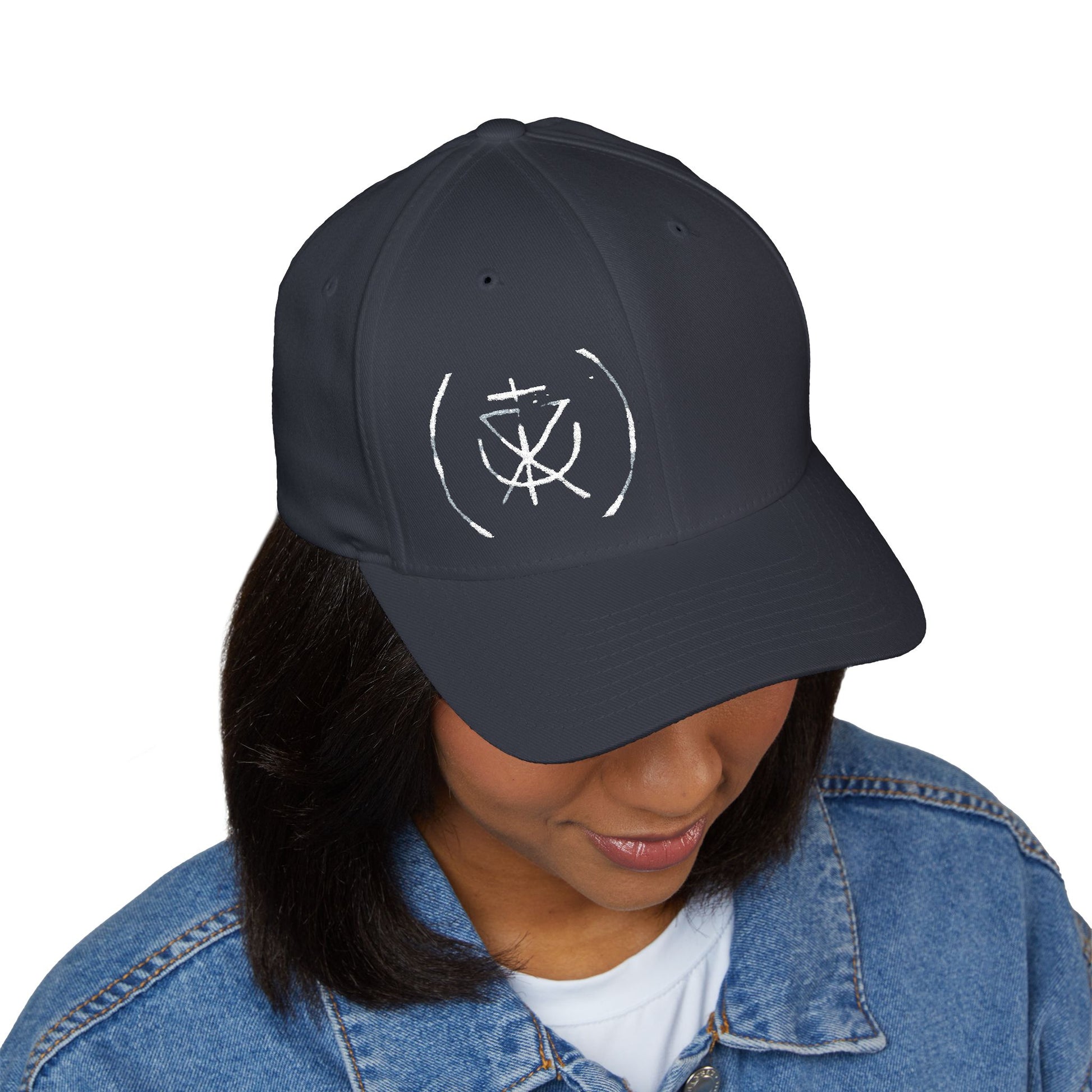 Embroidered Closed-Back Cap | Trendy Dad Hat, Fashion Accessory, Gift for Guardians, Casual Style, Hats