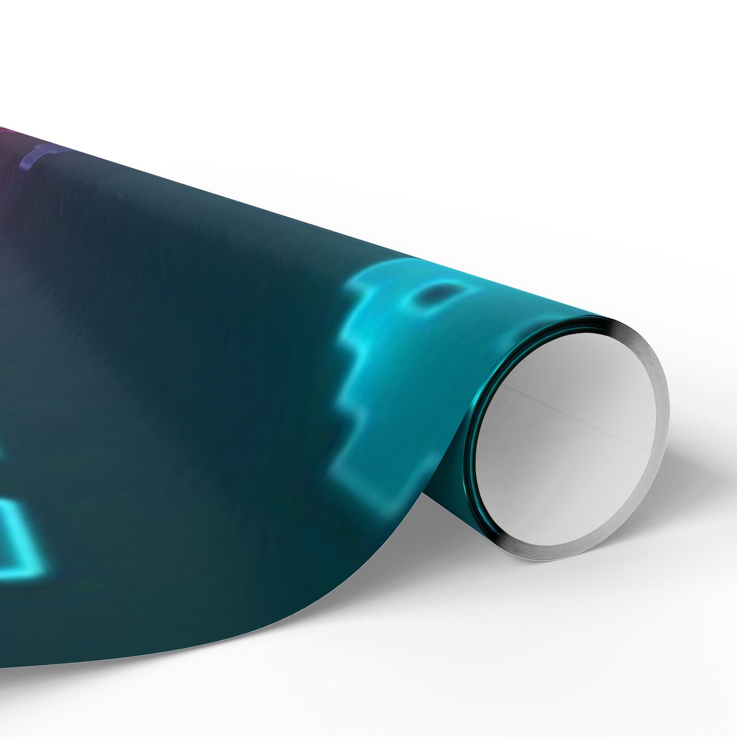 Neon Galaxy Retro Wrapping Paper Roll — Cosmic Arcade Gift Wrap