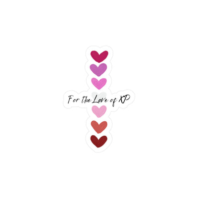 Love XP Hearts Kiss-Cut Vinyl Decals