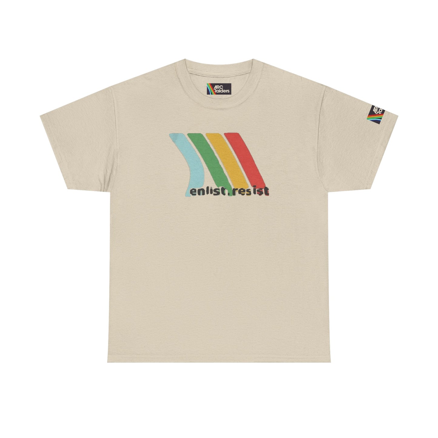 Camiseta de algodón retro Enlist Resist — Gapo Goods Classic