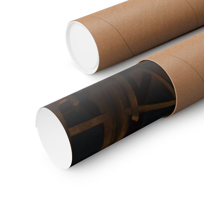 Taka-Arashi Sumo Wrestler Poster — Matte Horizontal Japanese Sumo Arena Print