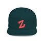 Custom Z-Embroidered Flat Bill Snapback Hat | Trendy Streetwear Accessory