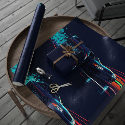 Drift Racing Gift Wrap Papers