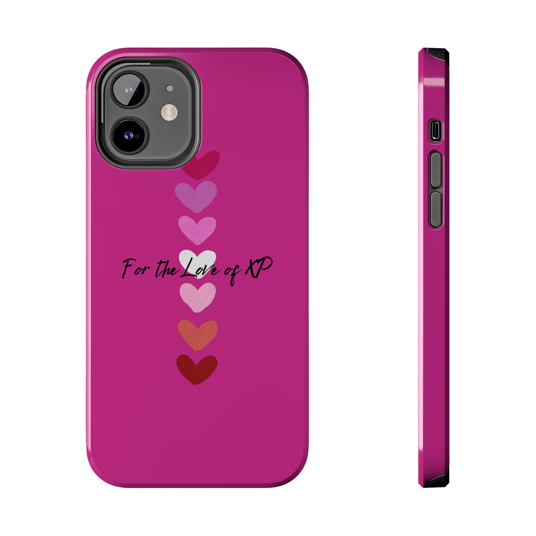 Gamer Quote 'For the Love of XP' Phone Case, Gaming Gift, Video Game Lover, Protective Phone Cover, Tough Shell, Hard Case