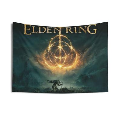 Elden Ring Game Logo Indoor Wall Tapestries