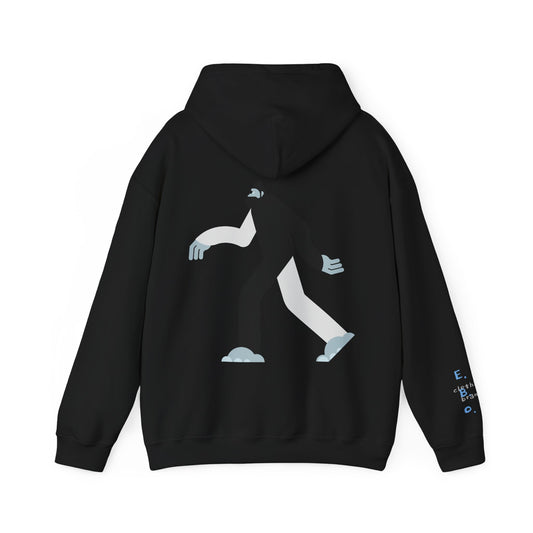 Giant Yeti Unisex Hoodie Sweatshirt, Sasquatch Pullover Monster Hooded Top EBO Design, Yeti Lover Apparel,