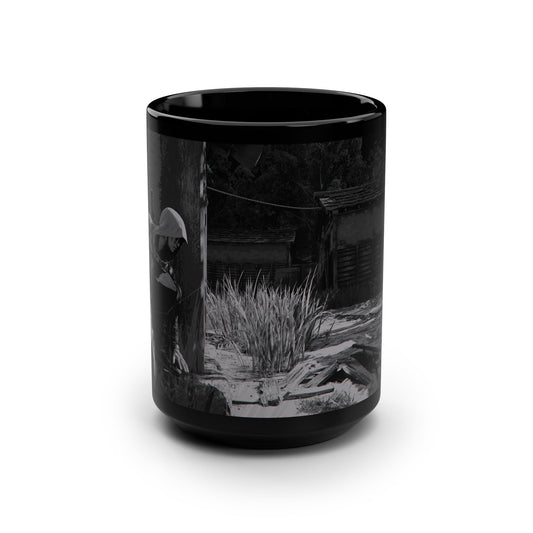 Assassin-Inspired Naoe Black Mug — 15oz