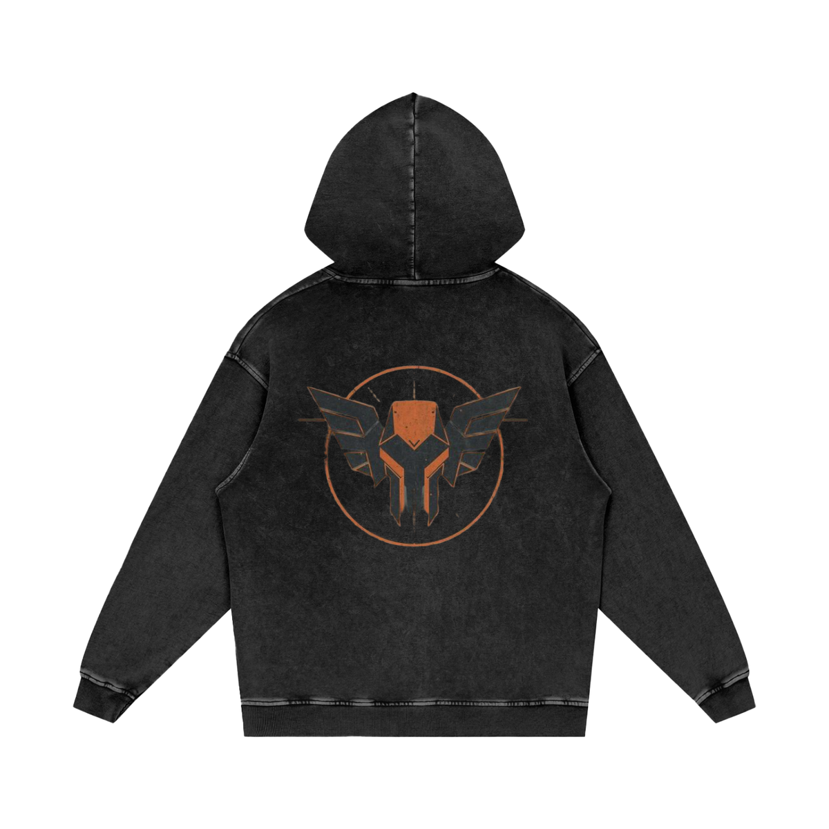 Heavyweight Washed Loose Cotton Extraction Hoodie