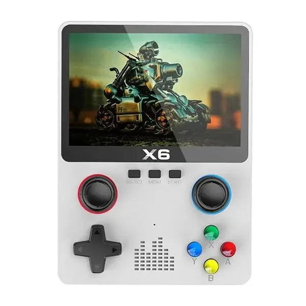 2023 New X6 3.5Inch IPS Screen Handheld Game Player Dual Joystick 11 Simulators GBA Video Game Console for Kids Gifts - Gapo Goods - 