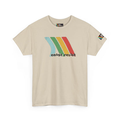Camiseta de algodón retro Enlist Resist — Gapo Goods Classic