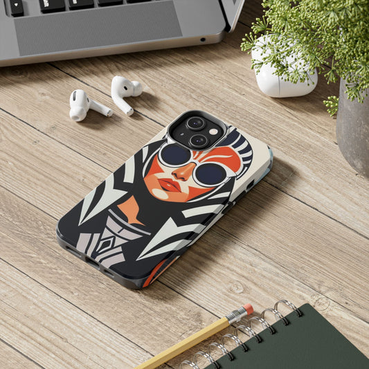 Ahsoka Tano Inspired Tough Phone Case - Star Wars Phone Case, Cute Phone Cover, Custom Phone Protector, Designer Phone Case, Personalized