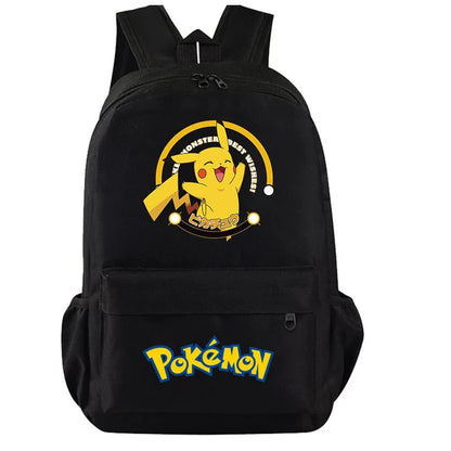 3 - Piece Set Anime Pokémon Pikachu Uzumaki Backpack - Gapo Goods - 