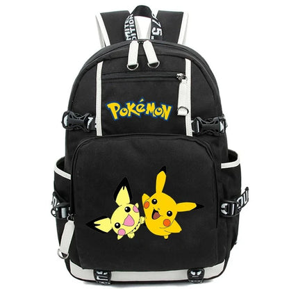 3 - Piece Set Anime Pokémon Pikachu Uzumaki Backpack - Gapo Goods - 