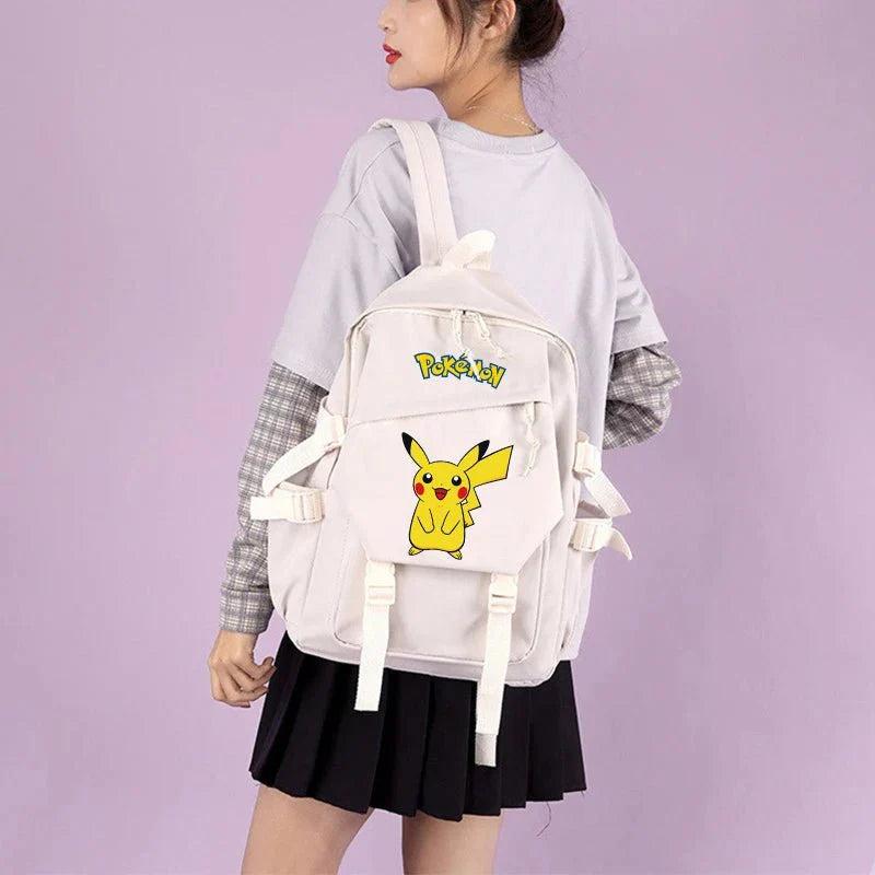 3 - Piece Set: Pokemon Backpack School Bookbags - Gapo Goods - 