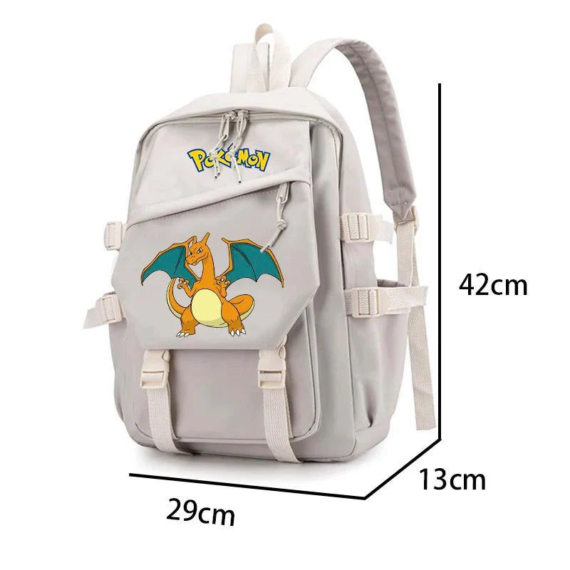 3 - Piece Set: Pokemon Backpack School Bookbags - Gapo Goods - 