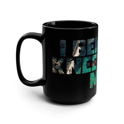 Inspirational Quote Black Flag Mug - 15oz Coffee Cup for Motivation