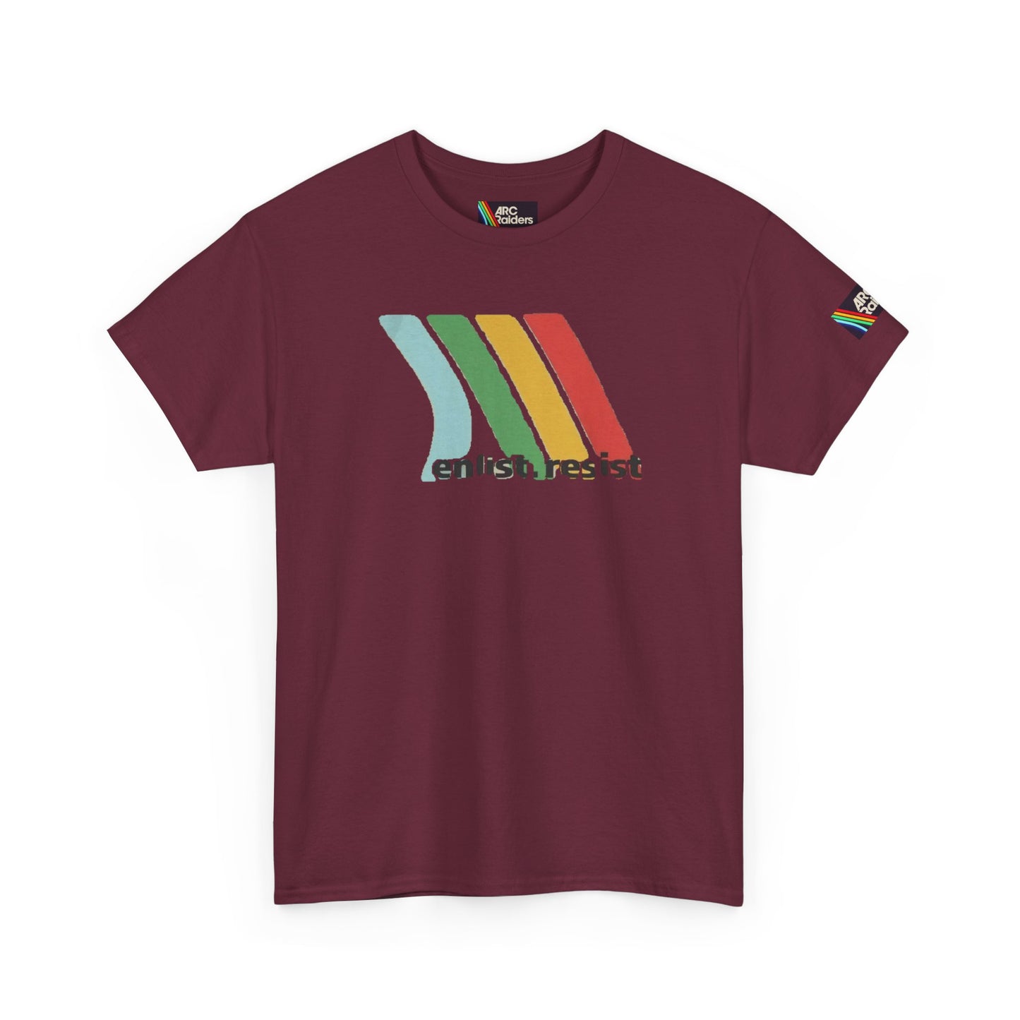 Camiseta de algodón retro Enlist Resist — Gapo Goods Classic