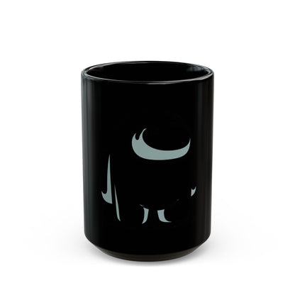 Crewmate-Inspired Black Coffee Mug — 11oz & 15oz