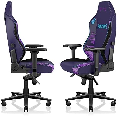 Secretlab Titan Evo Fortnite Gaming Chair - Reclining - Ergonomic & Comfortable Computer Chair with 4D Armrests - Magnetic Head Pillow & Lumbar Support - Small - Purple - Leatherette