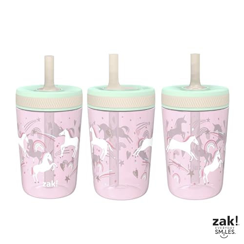 Zak Designs Star Wars The Mandalorian Kelso Toddler Cups For Travel or At Home, 15oz 2-Pack Durable Plastic Sippy Cups With Leak-Proof Design is Perfect For Kids (Baby Yoda, Grogu)