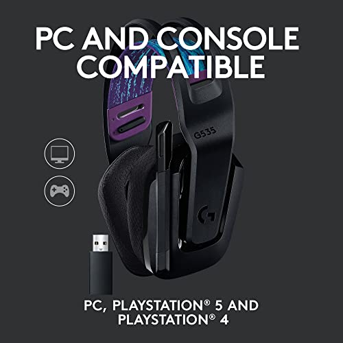 Logitech G335 Wired Gaming Headset, with Flip to Mute Microphone, 3.5mm Audio Jack, Memory Foam Earpads, Lightweight, Compatible with PC, PlayStation, Xbox, Nintendo Switch - Black