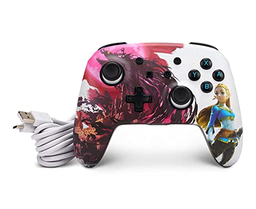 PowerA Enhanced Wireless Controller for Nintendo Switch - Fortnite Sticker Mania, Nintendo Switch - OLED Model, Nintendo Switch Lite, Gamepad, game controller, Bluetooth controller, Officially Licensed, Bonus Virtual Item Included