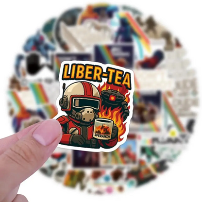 56PCS Arc Raiders Don't Shoot I Need Apricots for My Chicken Stickers Waterproof Vinyl for Water Bottle Bumper Car Laptop