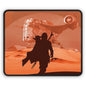 Desert Bounty Hunter Gaming Mouse Pad – Sci‑Fi Sandscape Desk Mat