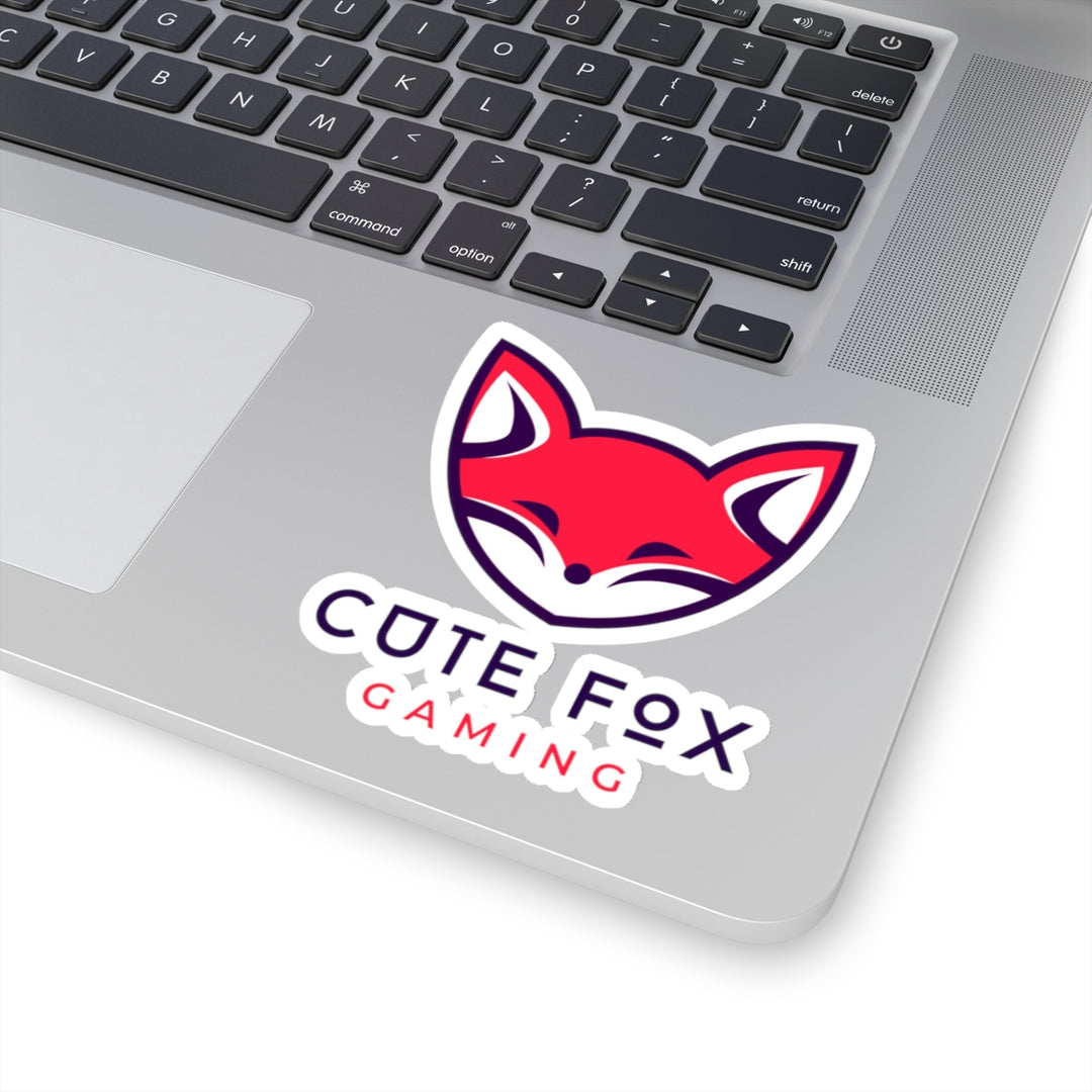 Cute Fox Gaming Kiss-Cut Stickers