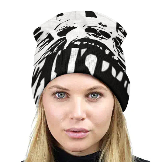 Avowed Bear Beanie – Dark Fantasy Gamer Hat ONE SIZE White