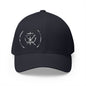 Embroidered Closed-Back Cap | Trendy Dad Hat, Fashion Accessory, Gift for Guardians, Casual Style, Dark Navy Hats