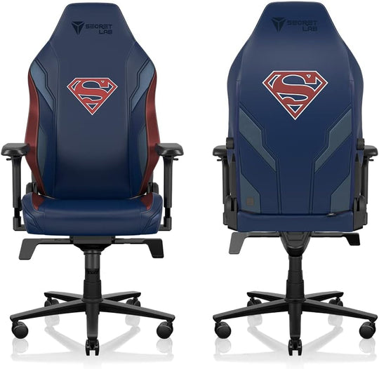 Secretlab Titan Evo Dark Knight Gaming Chair - Reclining, Ergonomic, Comfortable Computer Chair with 4D Armrests, Headrest & Lumbar Support - Regular - Black - Leatherette