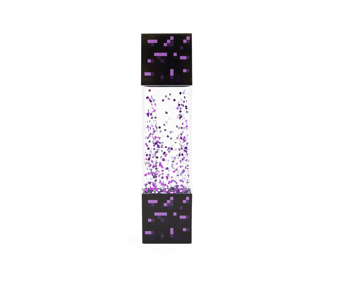 Minecraft Multi-Nether Portal Glitter Motion Lamp | LED Light, Bedside Table Lamp for Desk | Home Decor Accessories And Room Essentials | Official Video Game Collectible | 12 Inches Tall