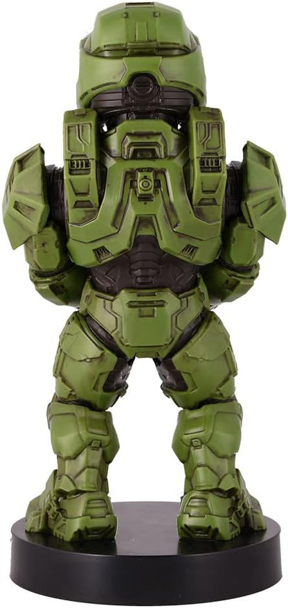 Exquisite Gaming: Halo: Master Chief - Mobile Phone & Gaming Controller Holder, Device Stand, Cable Guys, Xbox Licensed Figure, Green