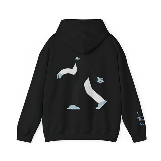 Giant Yeti Unisex Hoodie Sweatshirt, Sasquatch Pullover Monster Hooded Top EBO Design, Yeti Lover Apparel,