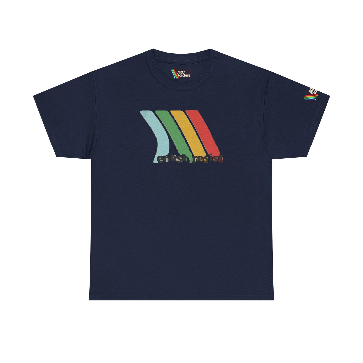 Camiseta de algodón retro Enlist Resist — Gapo Goods Classic