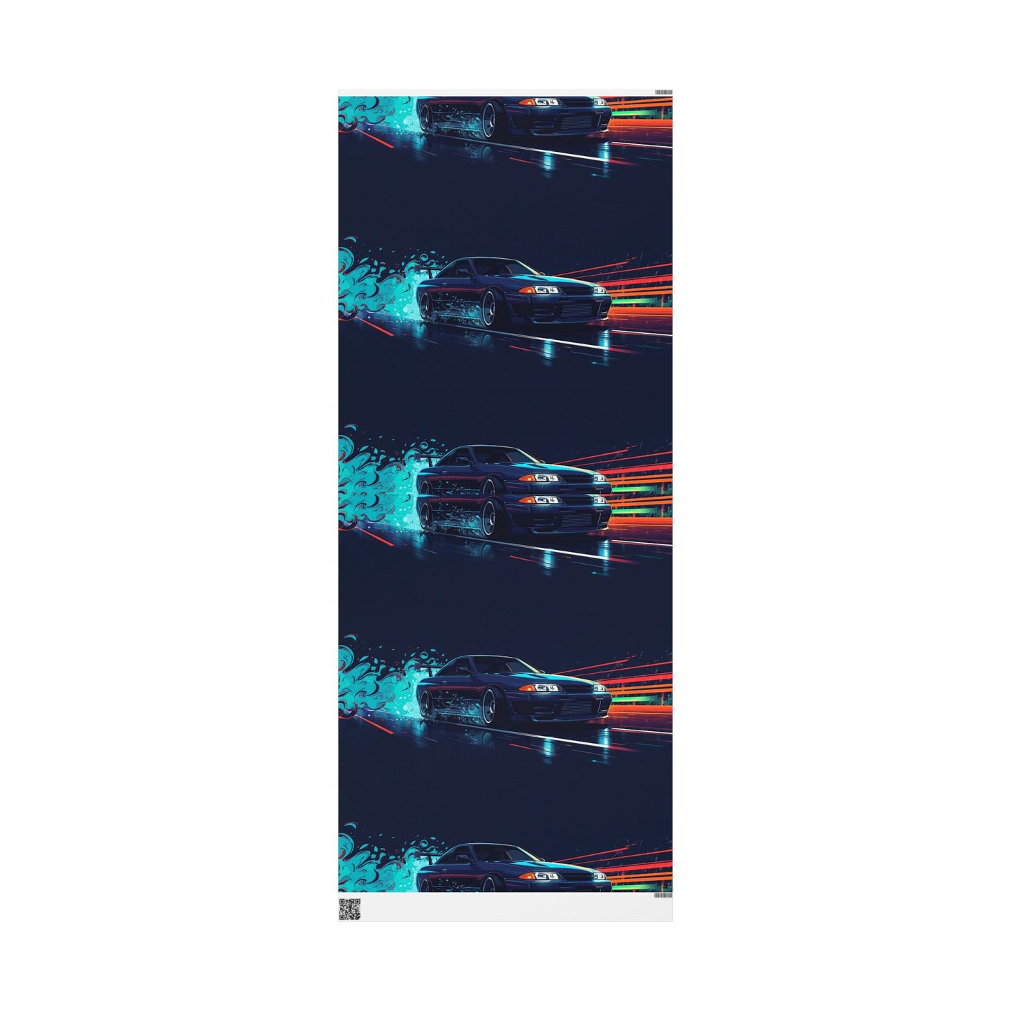 Drift Racing Gift Wrap Papers