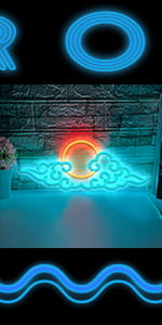 cloud neon sign