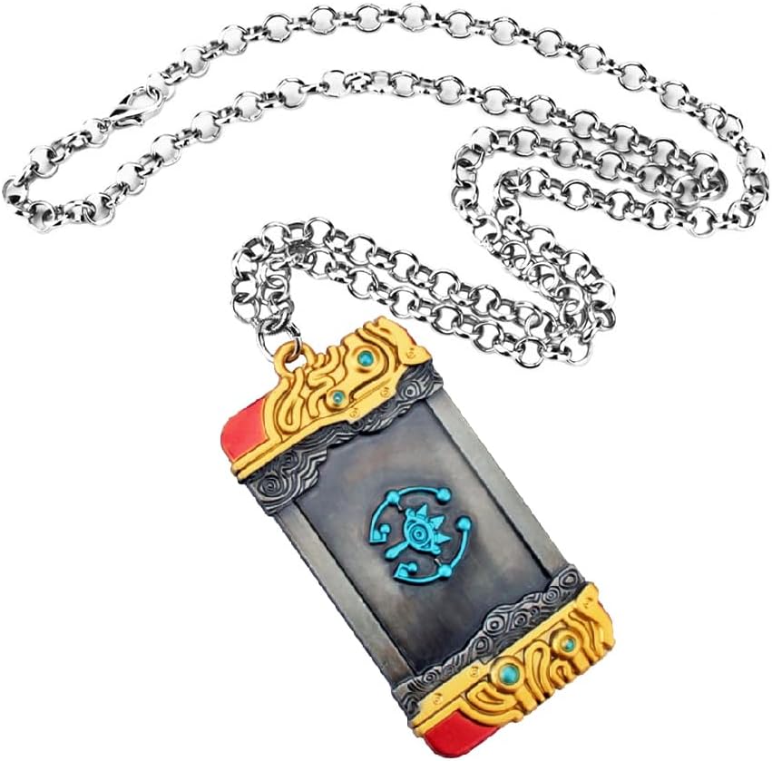 MEETCUTE Zelda Purya Necklace Latest,Necklace for Men and Women The Legend of Zelda Tears of the Kingdom Purya Pendant Necklace Cosplay Accessories