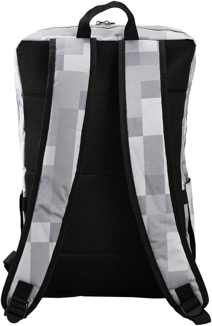 Minecraft Axe Print Gray Backpack