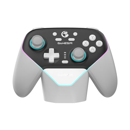 GameSir Super Nova Wireless Gaming Controller for PC/Switch/Switch 2/iOS/Android, 1000Hz Polling Rate, Hall Effect Stick & Trigger, Rubberized Grips, RGB Lighting, 1000mAh - Blue